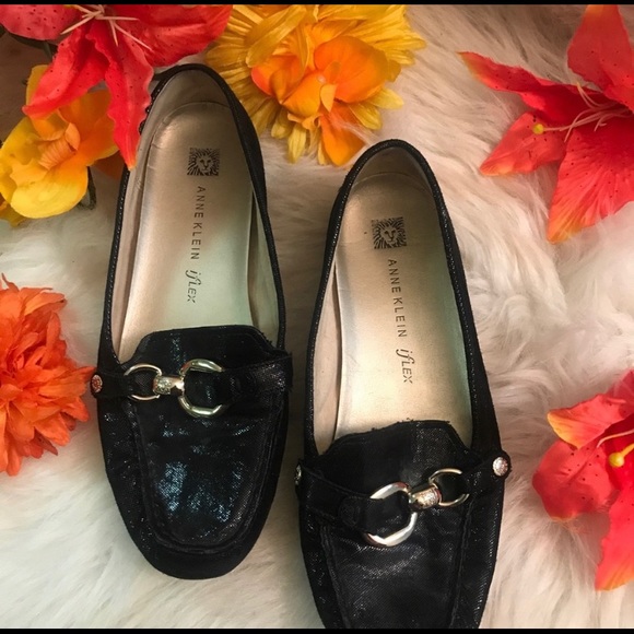Anne Klein black loafers - Picture 3 of 6